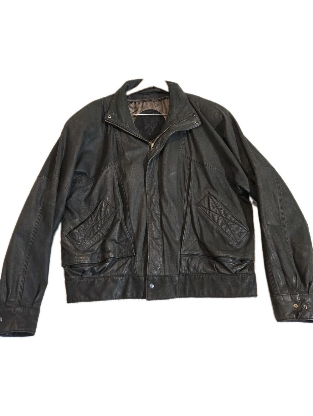 Vintage Hunting Horn Classics Leather Jacket Large